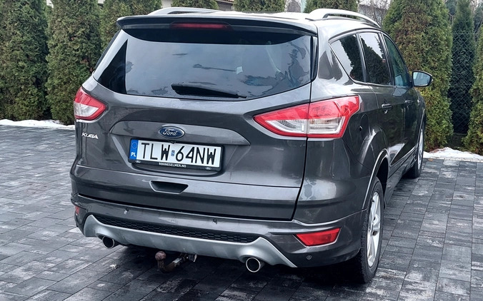 Ford Kuga cena 53505 przebieg: 150000, rok produkcji 2014 z Włoszczowa małe 277